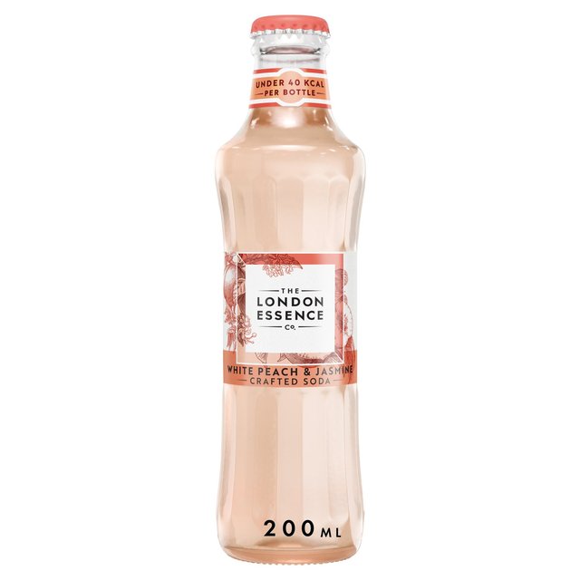 London Essence Co. White Peach & Jasmine Soda   24 x 200ml GOODS M&S   