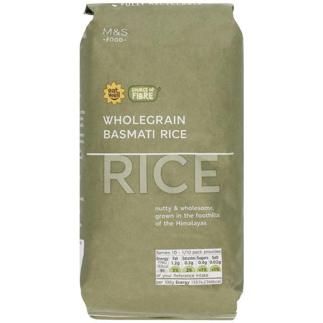 M&S Basmati Wholegrain Rice   500g