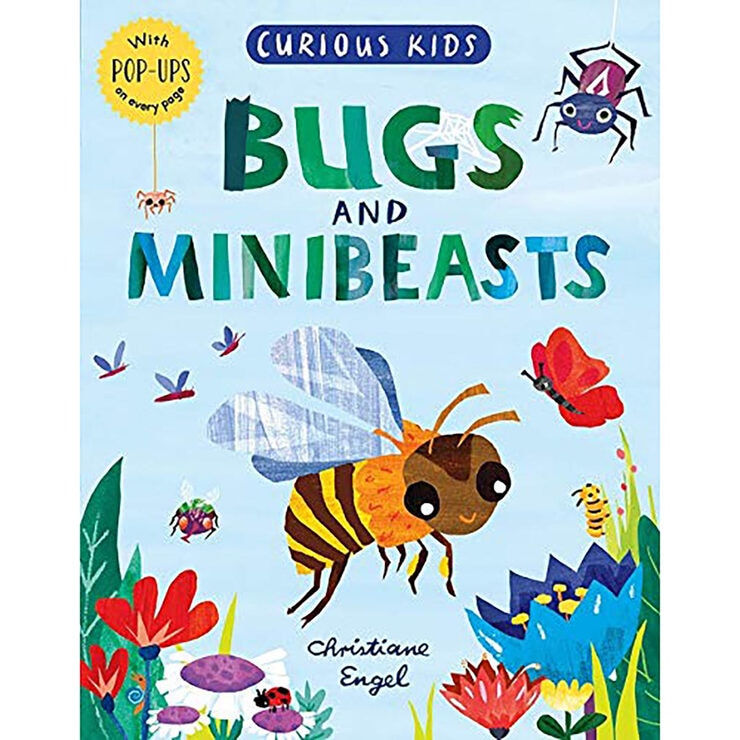 Curious Kids pop-up book with mini beasts and sea creatures (British brand)