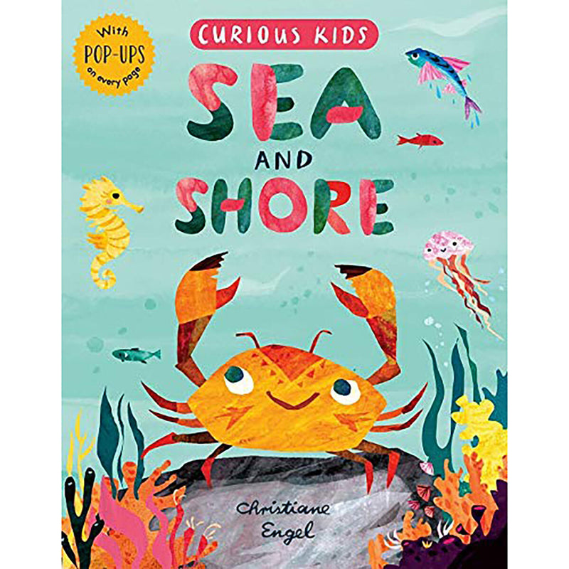 Curious Kids pop-up book with mini beasts and sea creatures (British brand)