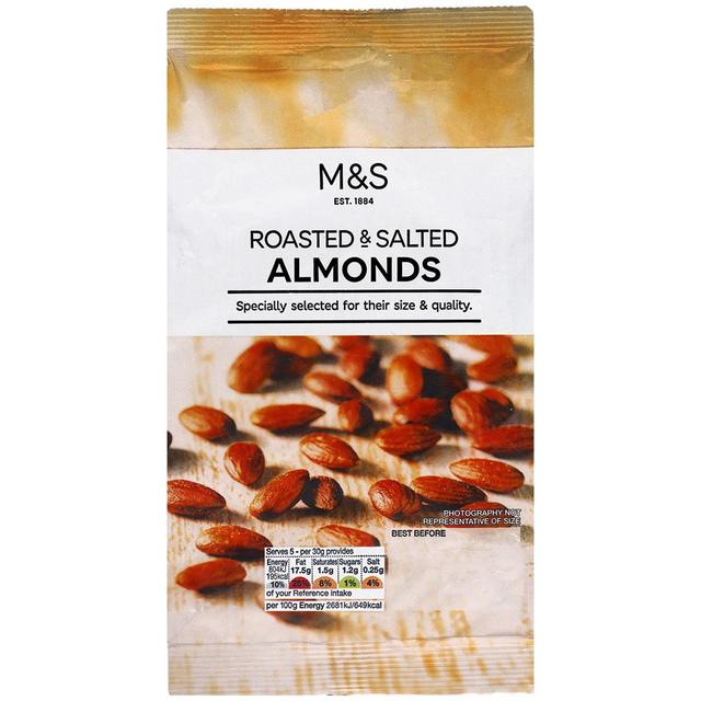 M&S Roasted & Salted Almonds   150g