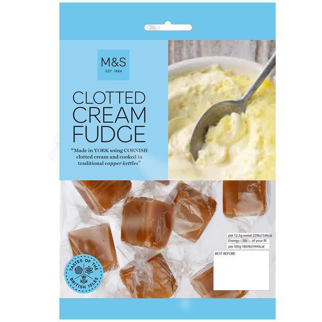 M&S Cornish Clotted Cream Fudge   135g GOODS M&S   