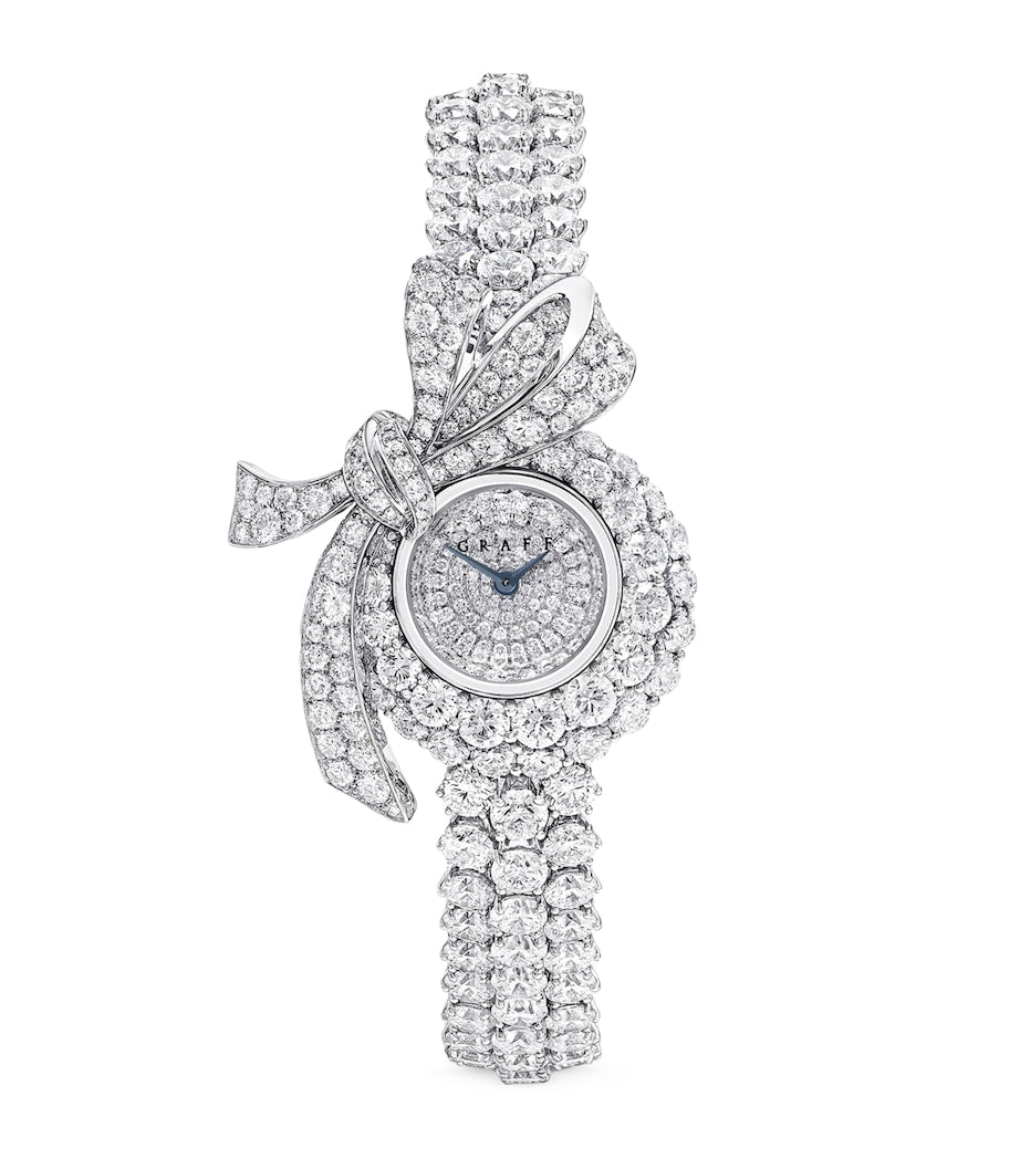 Graff white gold diamond Tilda's Bow watch 14mm (British brand)