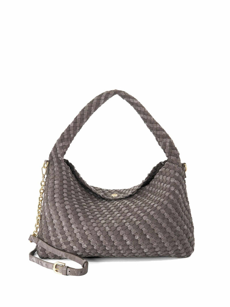 Dune London brown deliberate large woven slouch bag (British brand)
