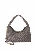 Dune London brown deliberate large woven slouch bag (British brand)