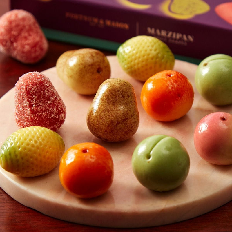 Marzipan fruits 275g rainbow box, imported from the UK
