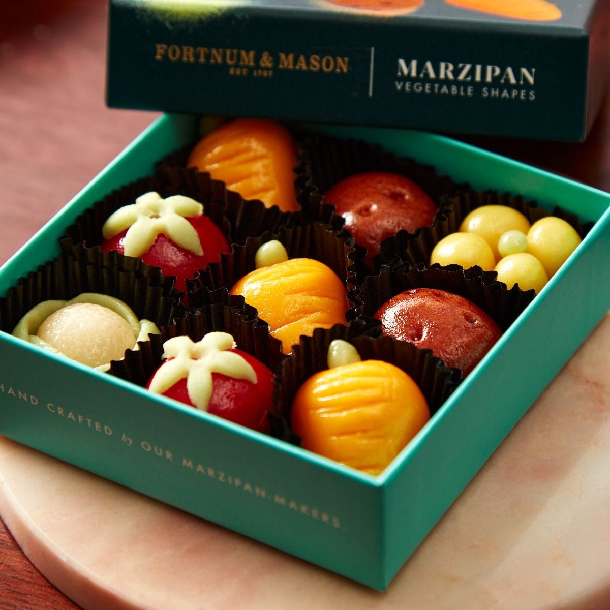 Marzipan vegetable patch sweets 100g, imported from the UK