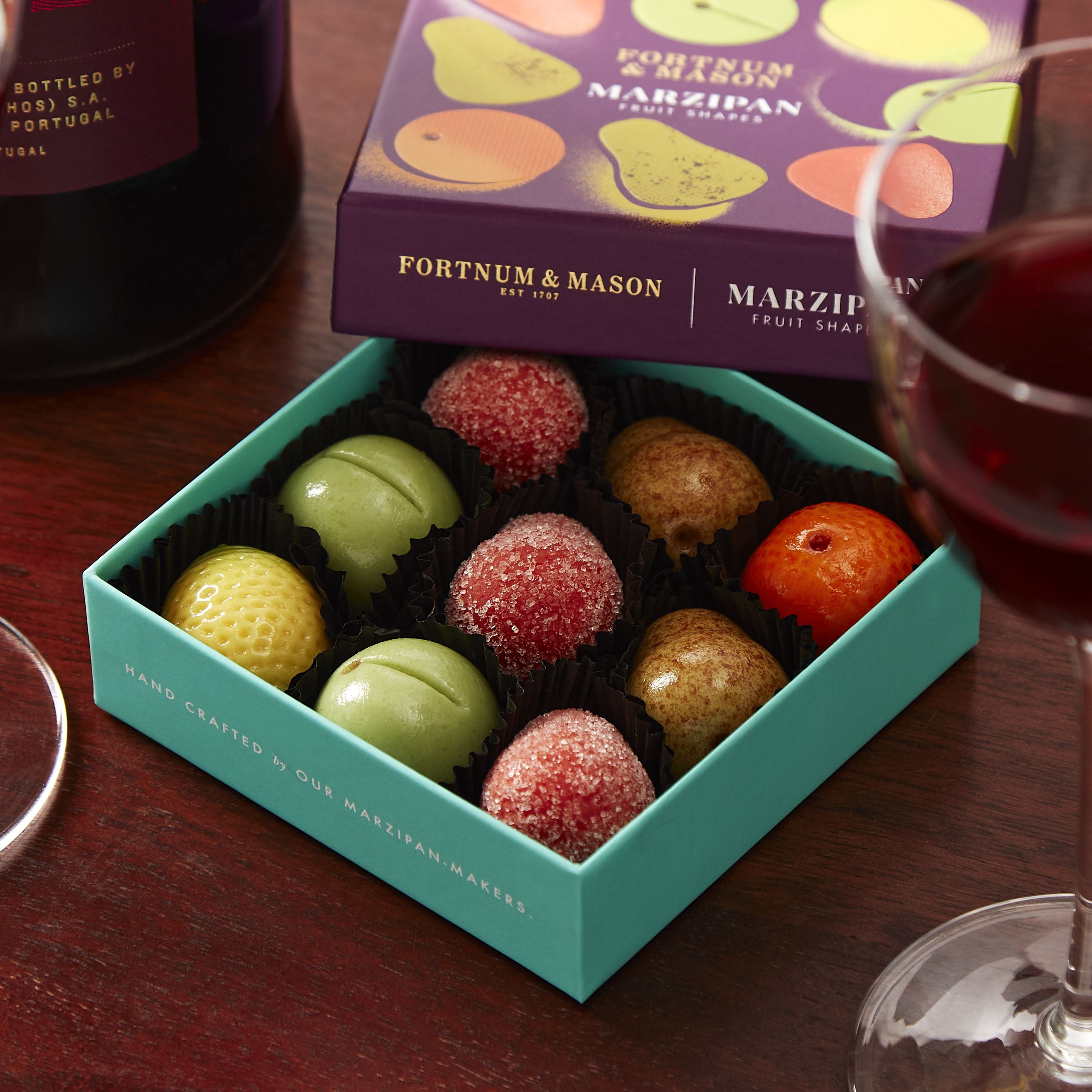 Marzipan fruits assortment 100g, imported from the UK