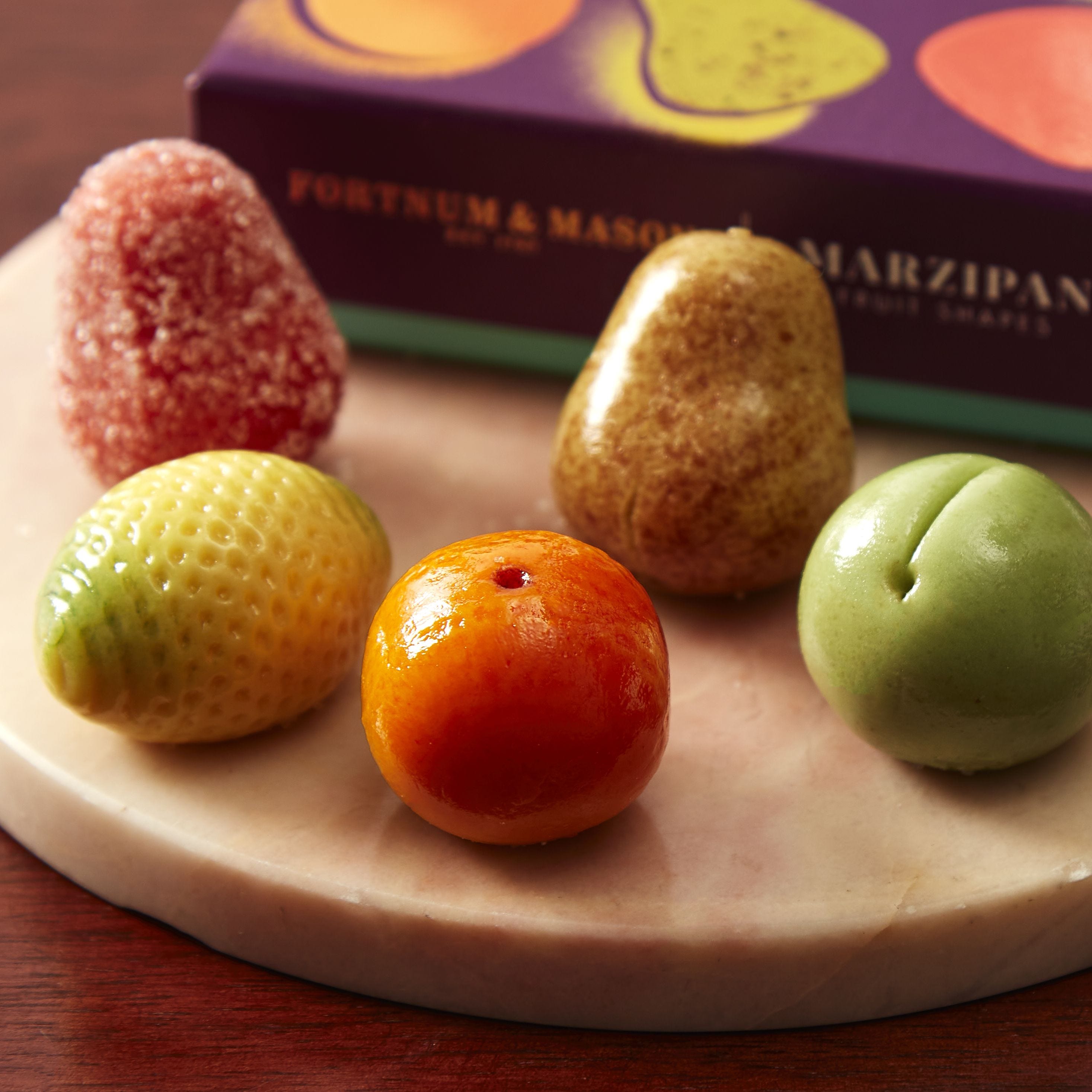 Marzipan fruits assortment 100g, imported from the UK