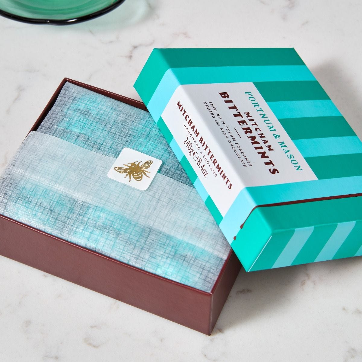 Mitcham Bittermints dark chocolate mint sweets 240g, UK version