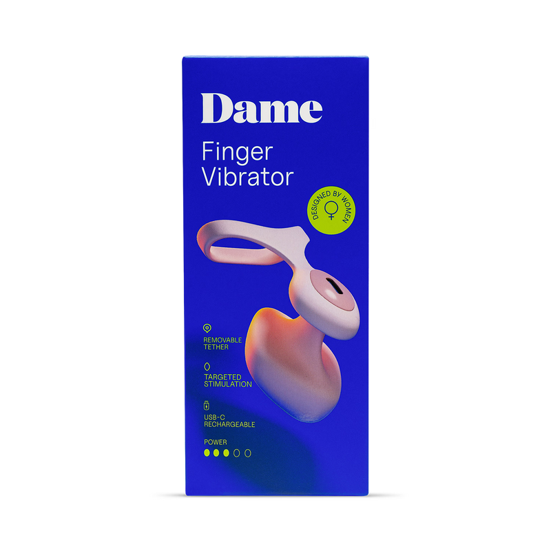 Dame Fin 2.0 finger vibrator 3 inch UK version