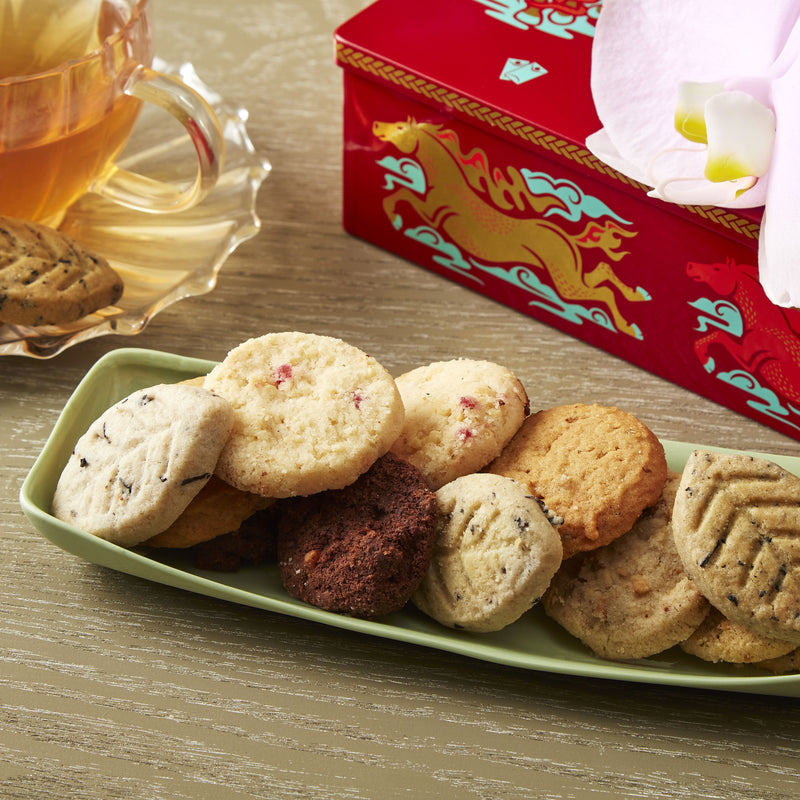 Fortnum's Lunar New Year hamper with biscuits tea and chocolates, UK version
