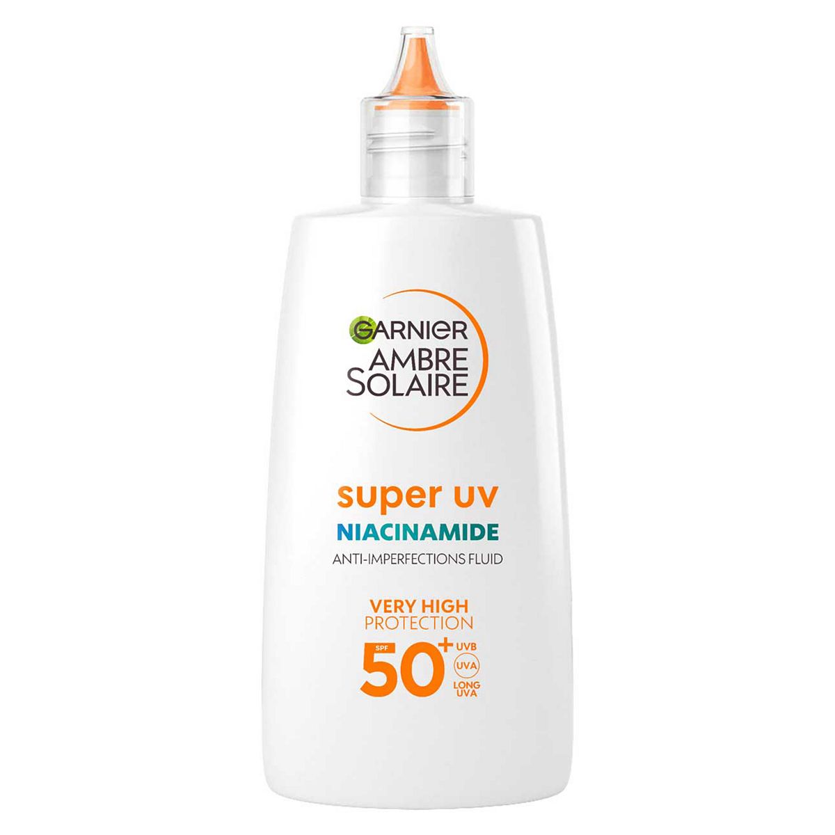 Garnier Ambre Solaire Super UV Niacinamide Facial SPF50+ Fluid 40ml GOODS Boots   