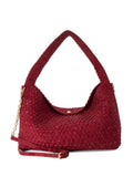 Dune London Brown Deliberate Large Woven Slouch Bag