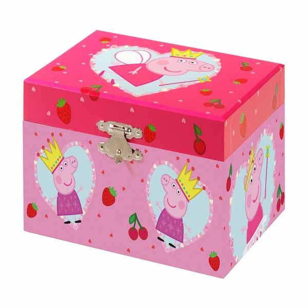 Totum Peppa Pig jewellery box with multiple compartments - British product