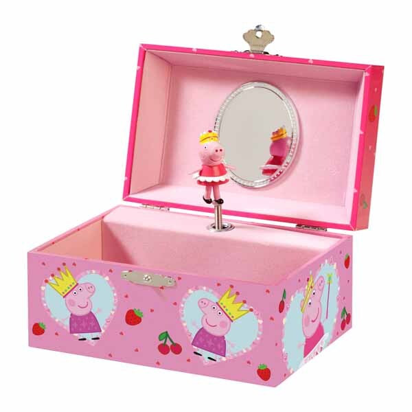 Totum Peppa Pig jewellery box with multiple compartments - British product