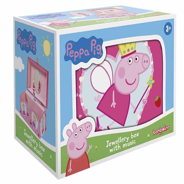 Totum Peppa Pig jewellery box with multiple compartments - British product