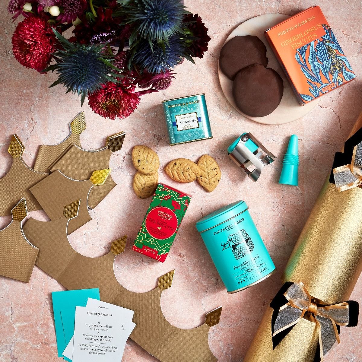 Fortnum's All that Glitters crackers 42cm, British product