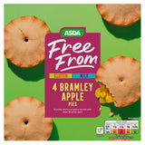 ASDA Free From 4 Bramley Apple Pies Free From ASDA   