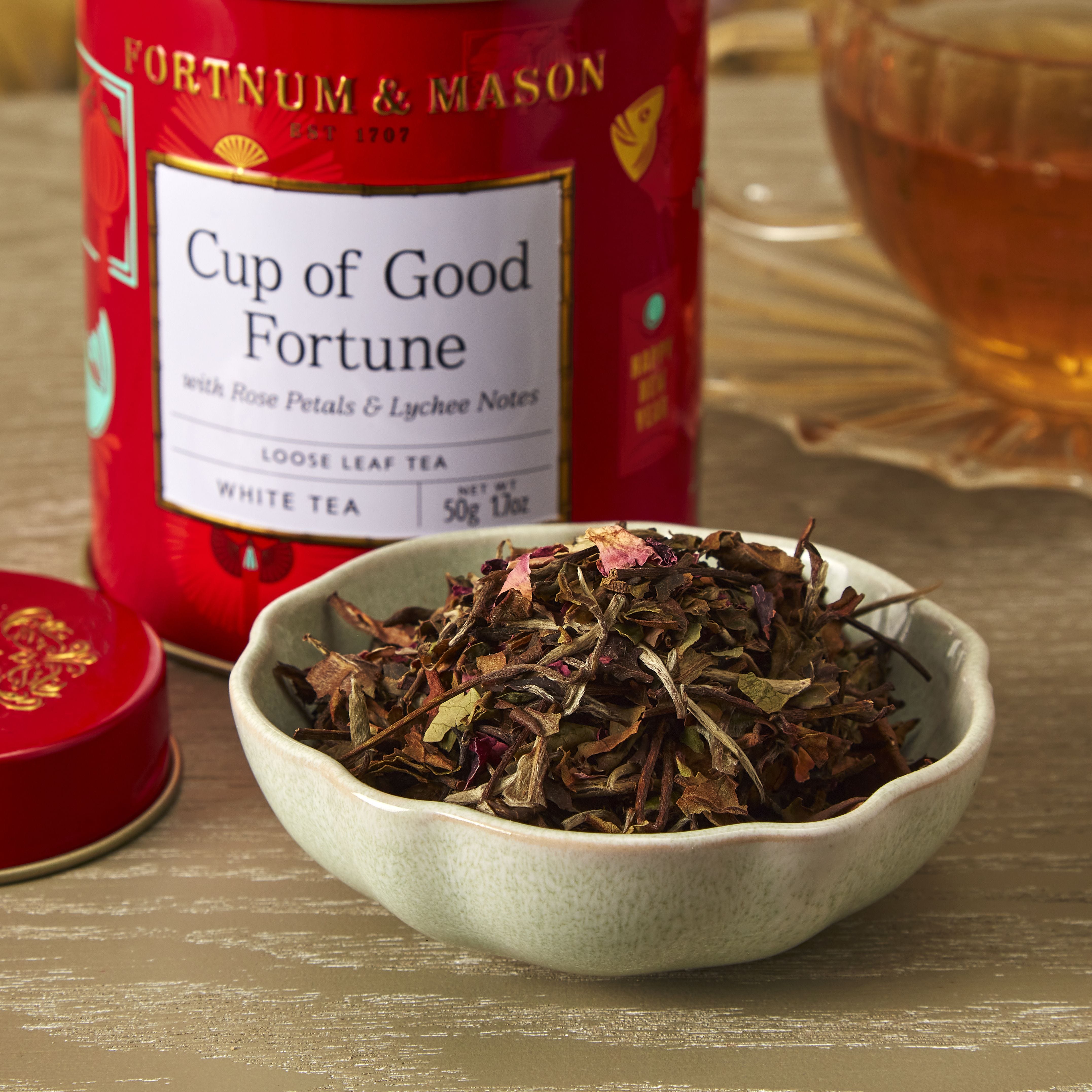 Fortnum's Lunar New Year hamper with biscuits tea and chocolates, UK version