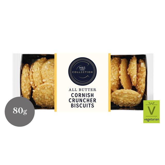 M&S Collection All Butter Cornish Cruncher Biscuits   80g