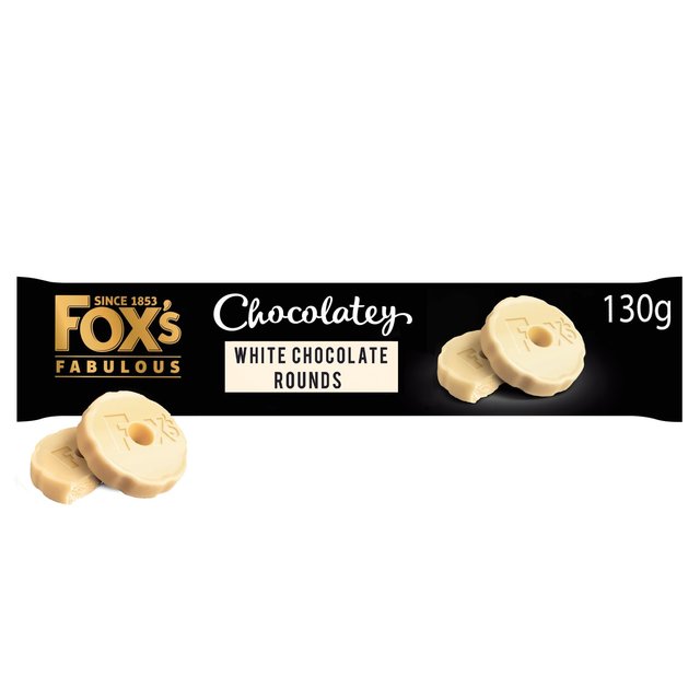 Fox's Biscuits Chocolatey White Chocolate Rounds   130g GOODS M&S   