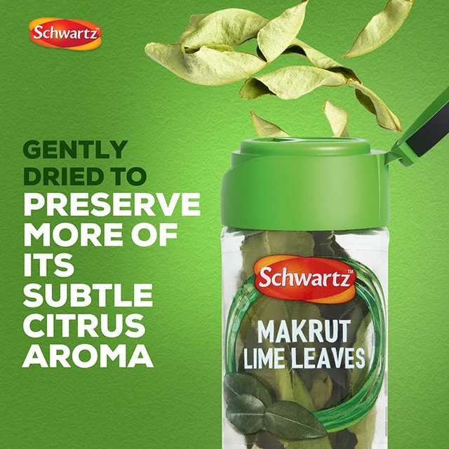 Schwartz Makrut Lime Leaves Jar   1g GOODS M&S   