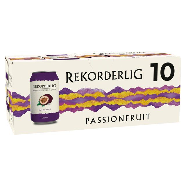 Rekorderlig Passionfruit can   10 x 330ml GOODS M&S   