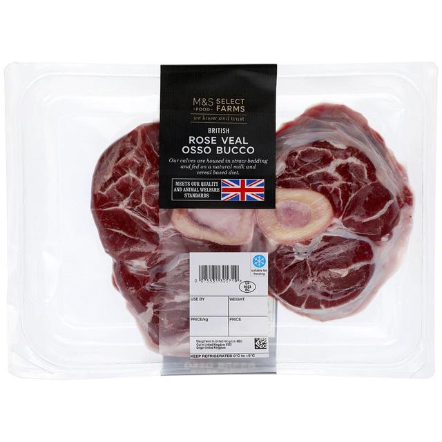 M&S Select Farms British Rose Veal Osso Bucco   Typically: 625g GOODS M&S   