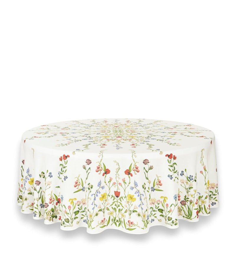 Summerill & Bishop botanical wildflower tablecloth 260cm - British product