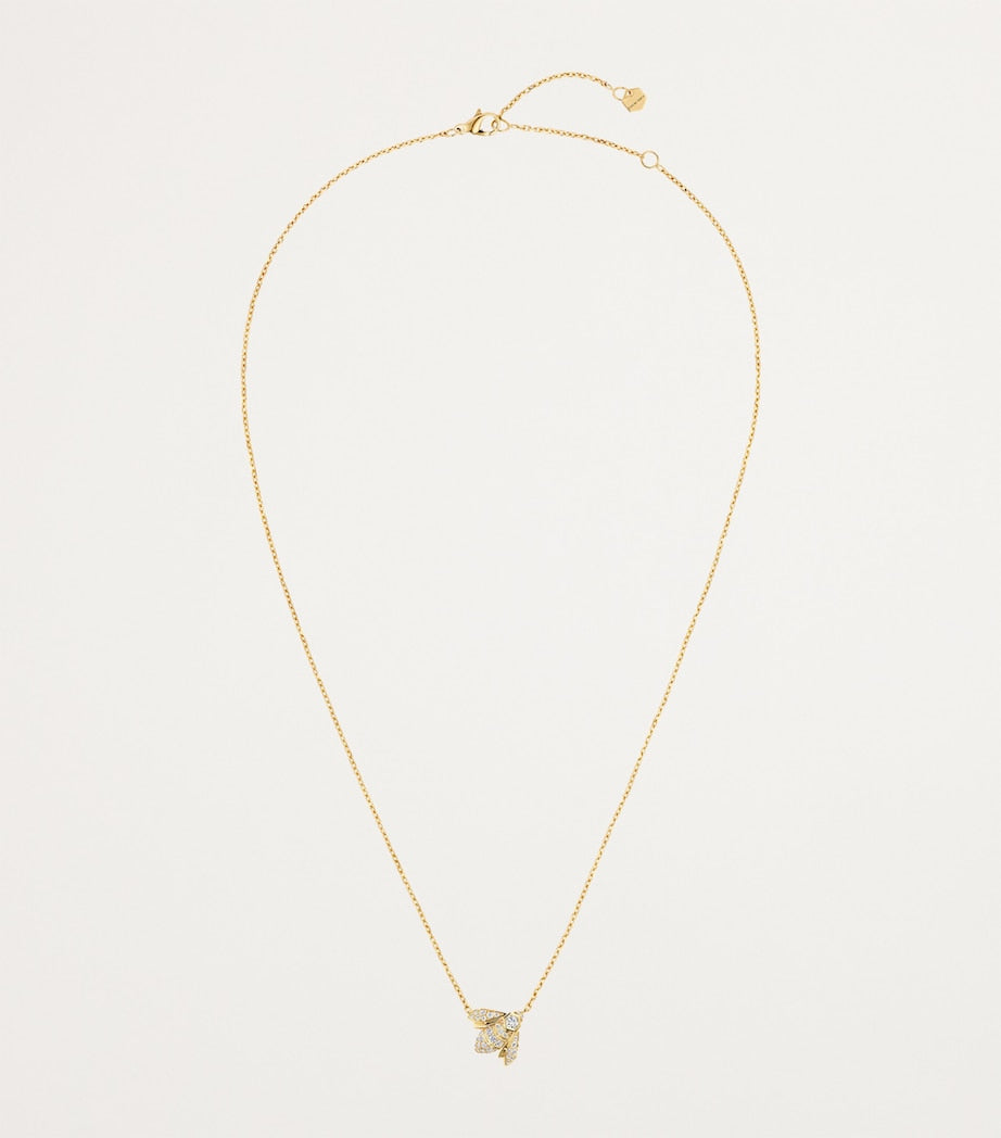 Chaumet Bee de Chaumet gold diamond necklace (British brand)