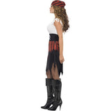 Smiffys pirate wench costume black dress headpiece (British brand)