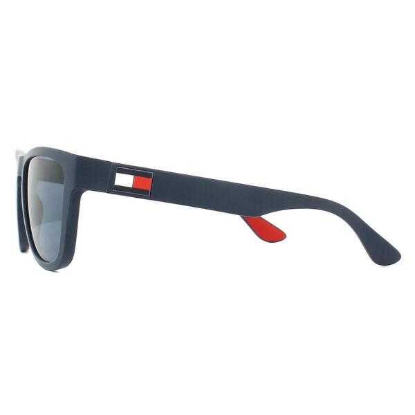 Tommy Hilfiger TH 1557/S blue square wayfarer sunglasses for men, UK version