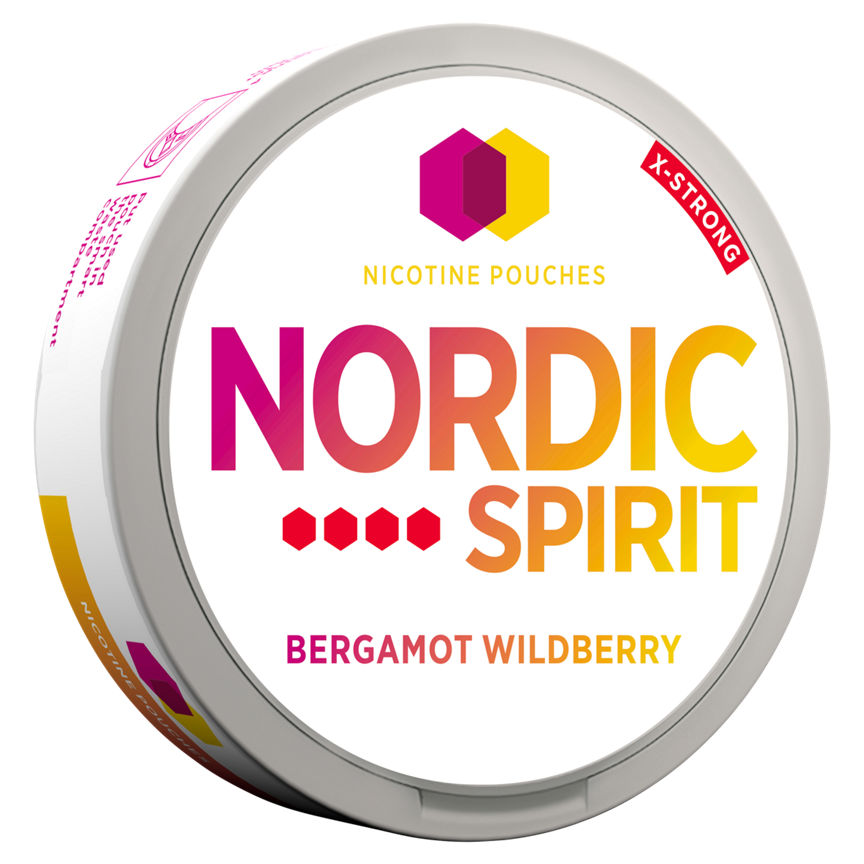 Nordic Spirit Bergamot Wildberry Extra Strong Nicotine Pouches