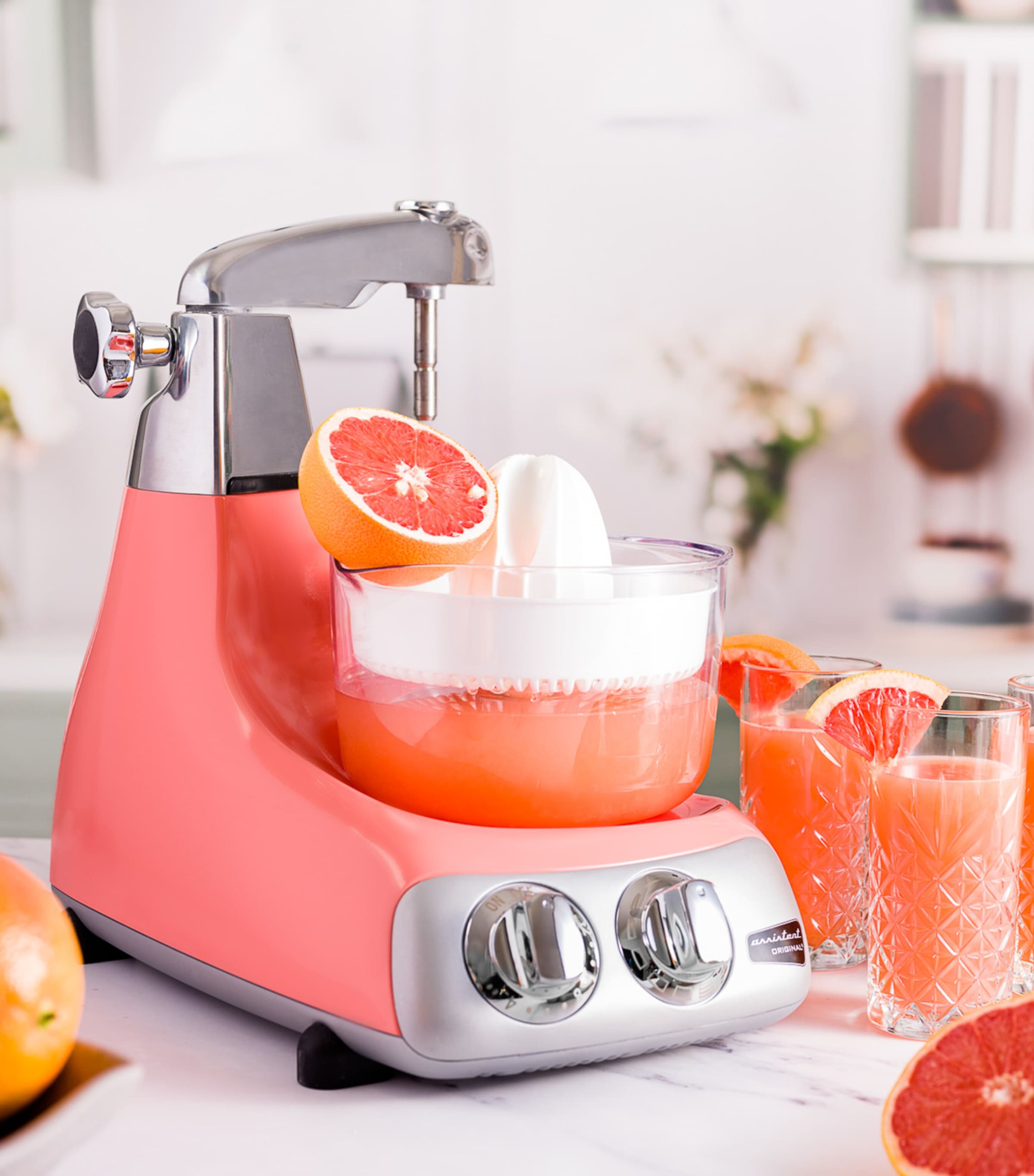 Ankarsrum citrus press attachment for Assistent Original mixer - British product