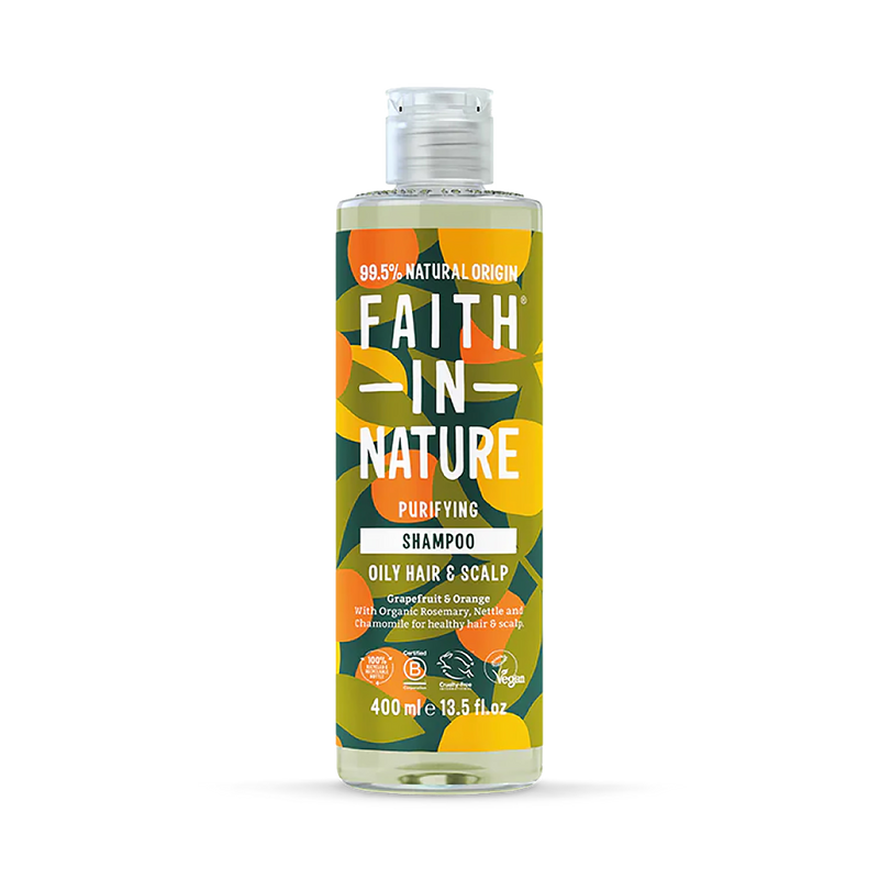 Faith In Nature Shampoo Grapefruit Orange 400ml, UK version