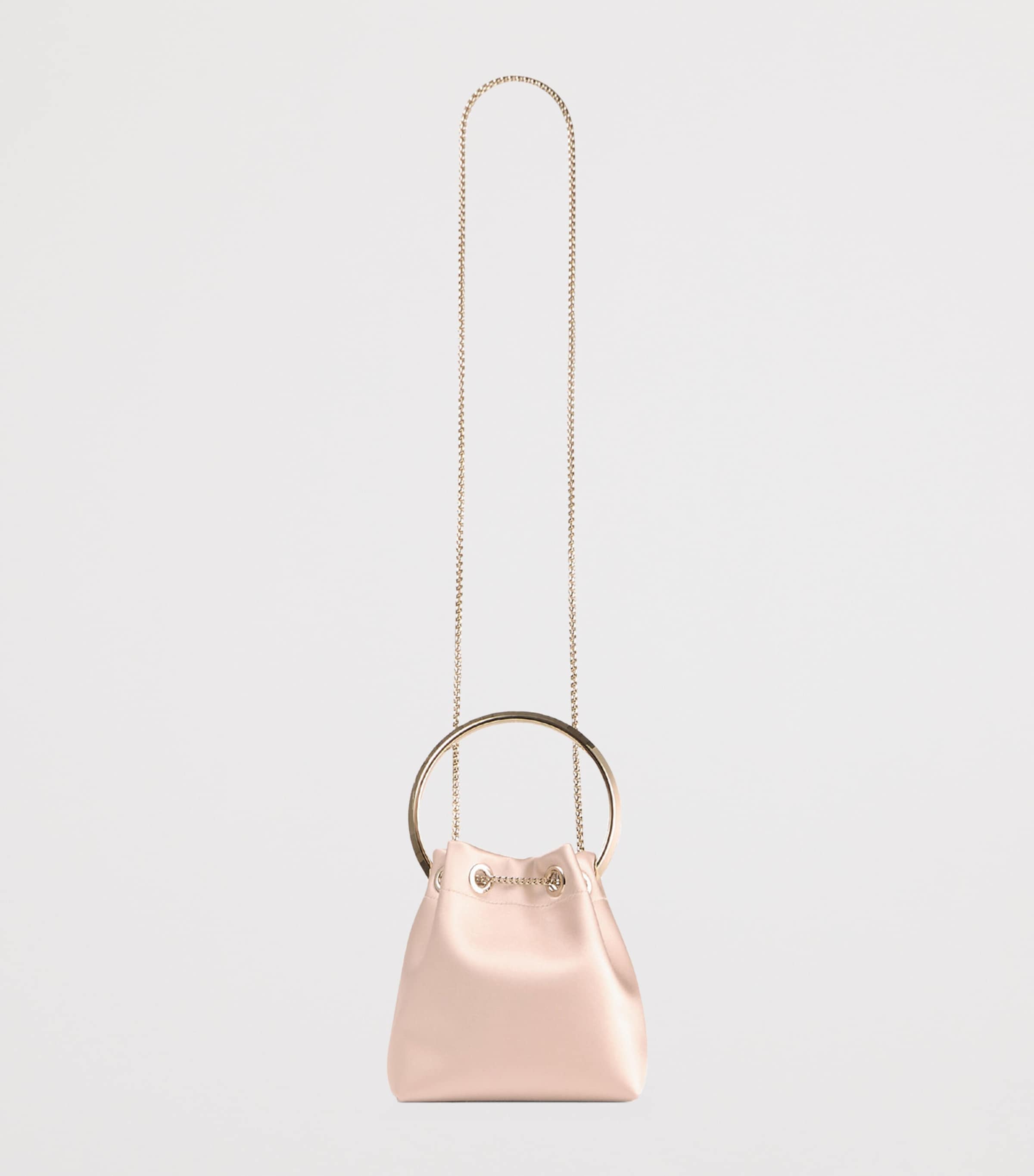 Jimmy Choo Bon Bon satin top-handle bag, UK version