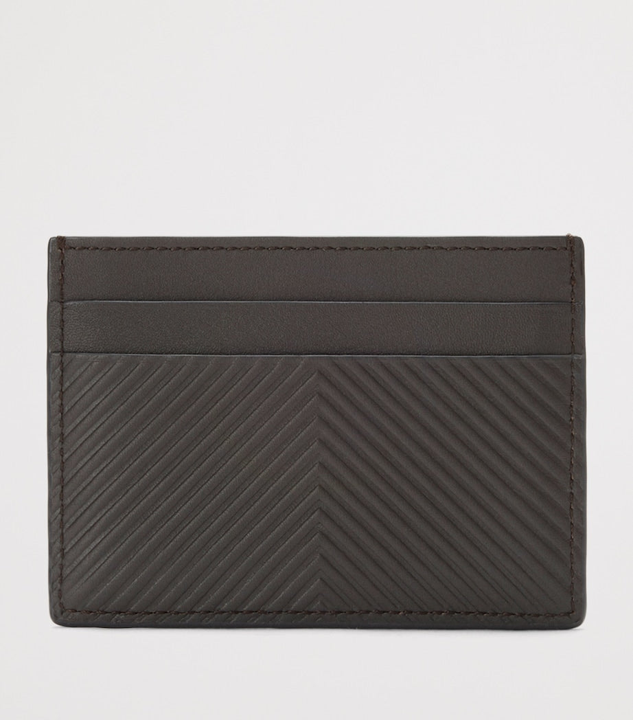 LOEWE leather chevron card holder - British product
