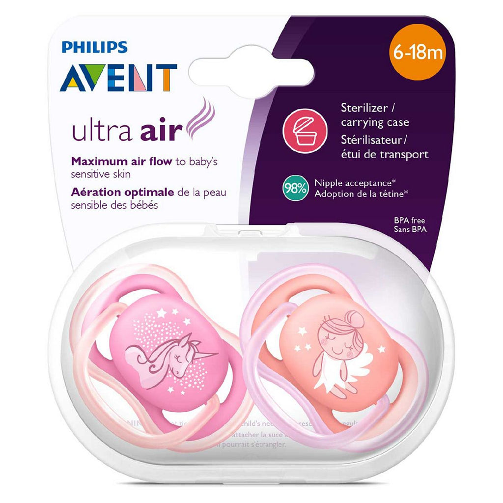 Philips Avent Enchanted Garden Soother 6-18m 2 Pack - Elf SCF345/22