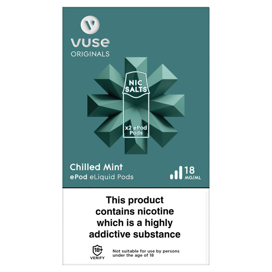 Vuse ePod Pods vPro Chilled Mint 18mg/ml