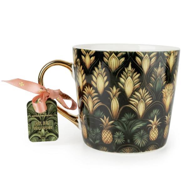 Candlelight Black Deco Historic Royal Palaces mug 400ml - British product