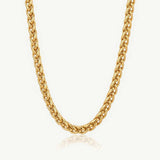 MUCHV gold twisted chain necklace, UK version