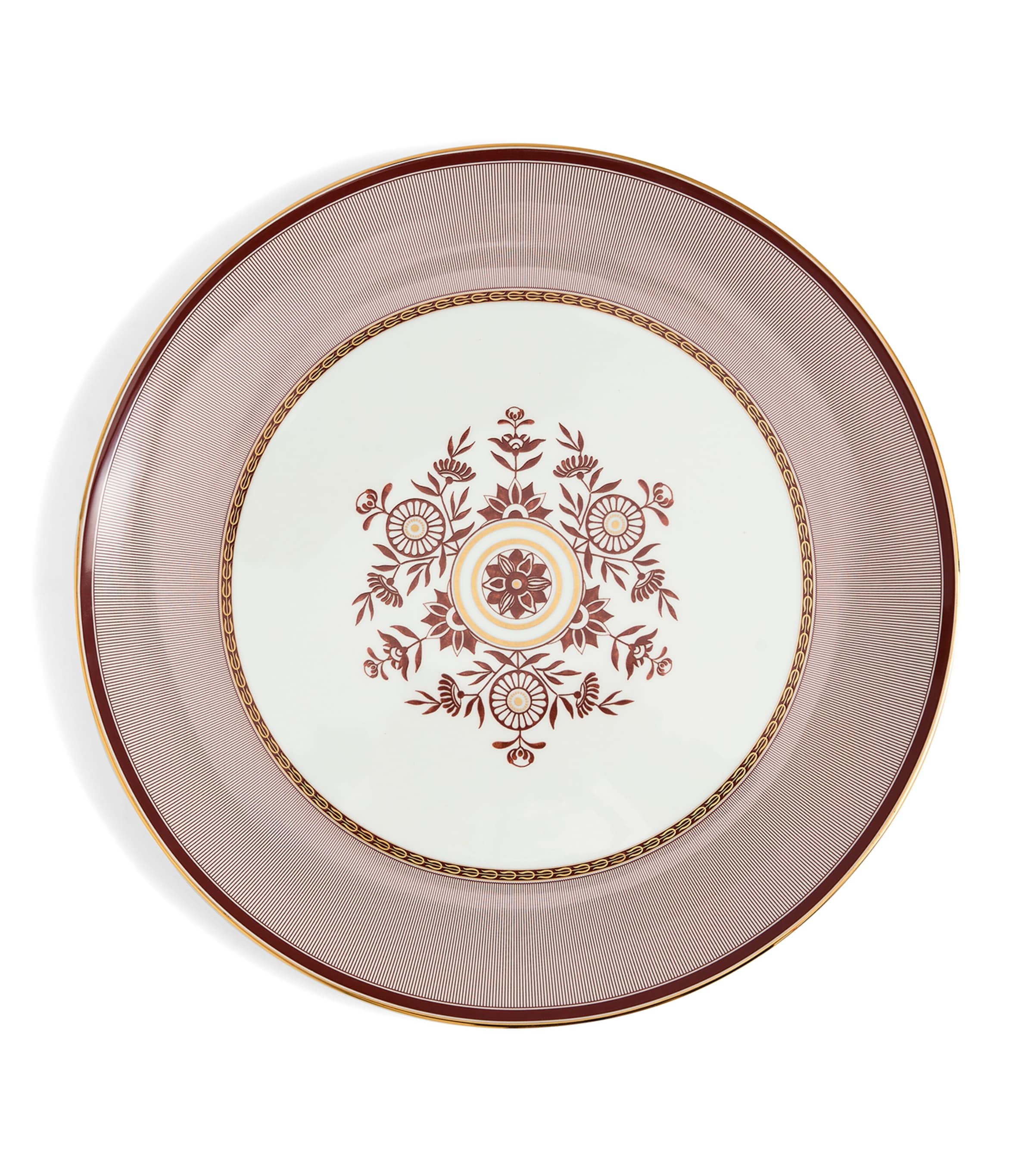 Wedgwood Red Splendour plate 34cm (British brand)