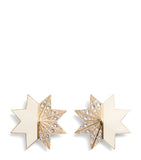 Valentino Garavani star earrings with crystals, UK version