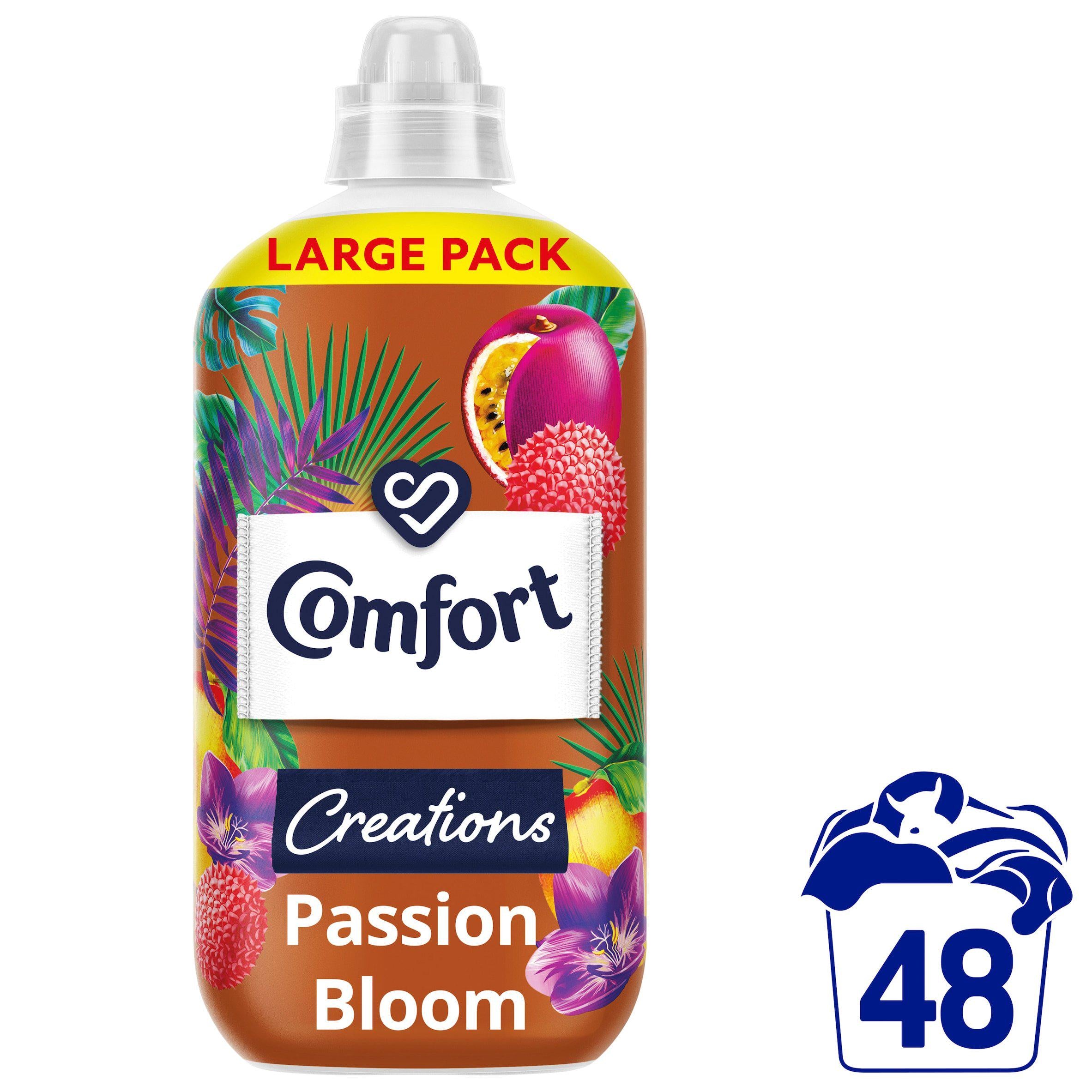 Comfort Creations Fabric Conditioner Passion Bloom 48 Washes 1440ml GOODS Sainsburys   