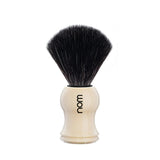 Nom GUSTAV Vegan Fibre Shaving Brush in Black GOODS Superdrug Cream  