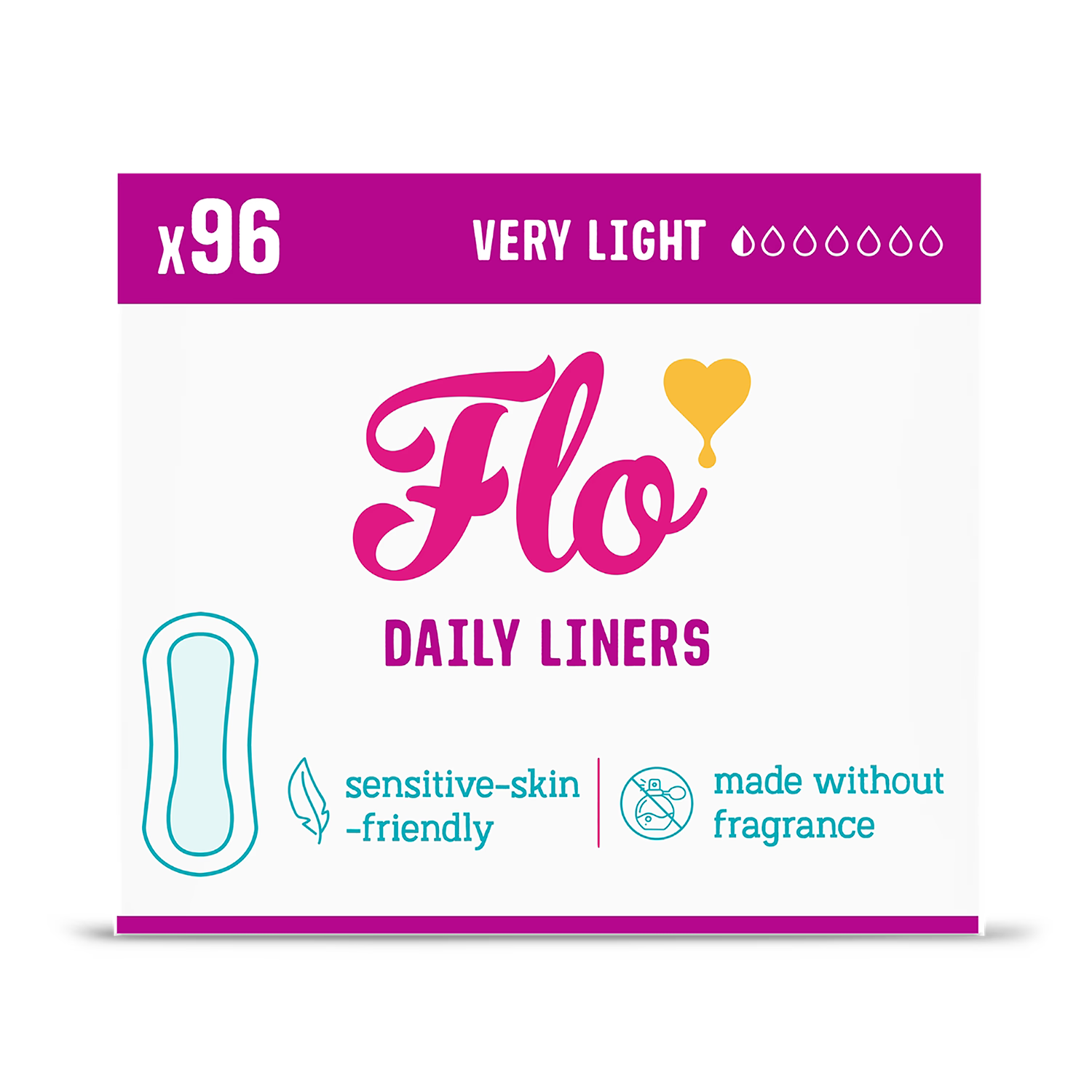 Flo Megapack Bamboo Liners 96 Pack