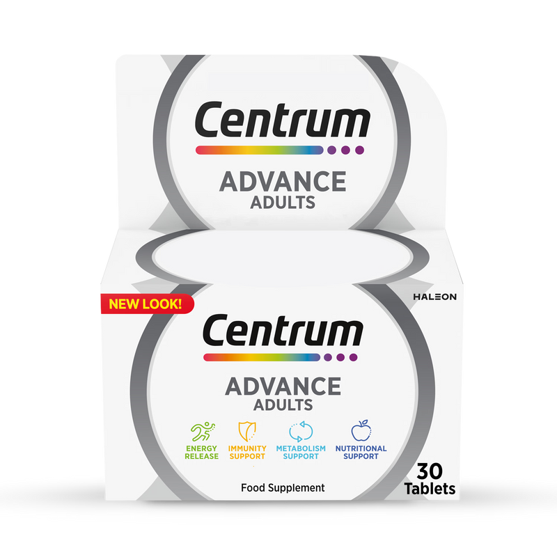Centrum Advance multivitamin 30 tablets, UK version