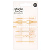 Superdrug Studio Gold Tone Slides x 6 (British brand)