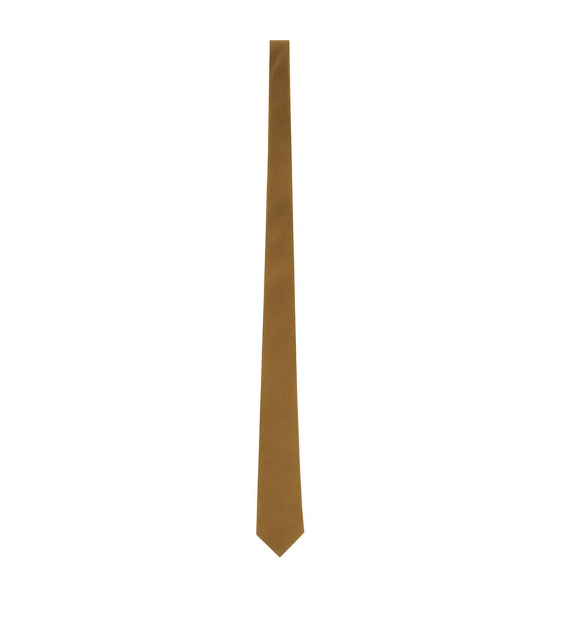 Saint Laurent silk satin tie, 7cm width (British brand)